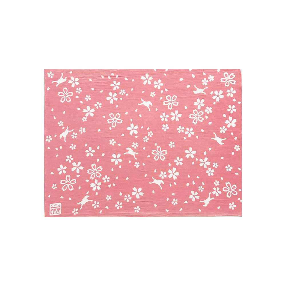 『干支ふきん』馬と桜小紋