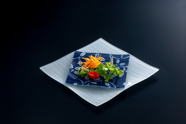 日本橋竺仙 綿芭蕉萩柄 貴重柄 竺仙の器 漣15』萩