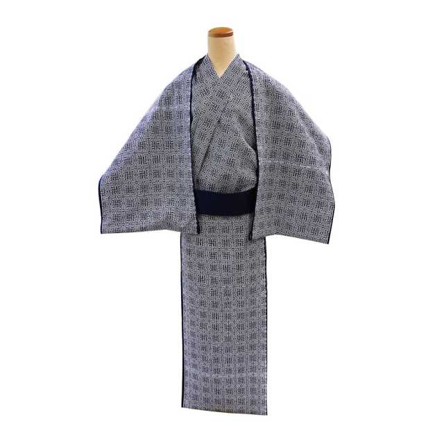 【反物】『なつかしのゆかた』絡み格子