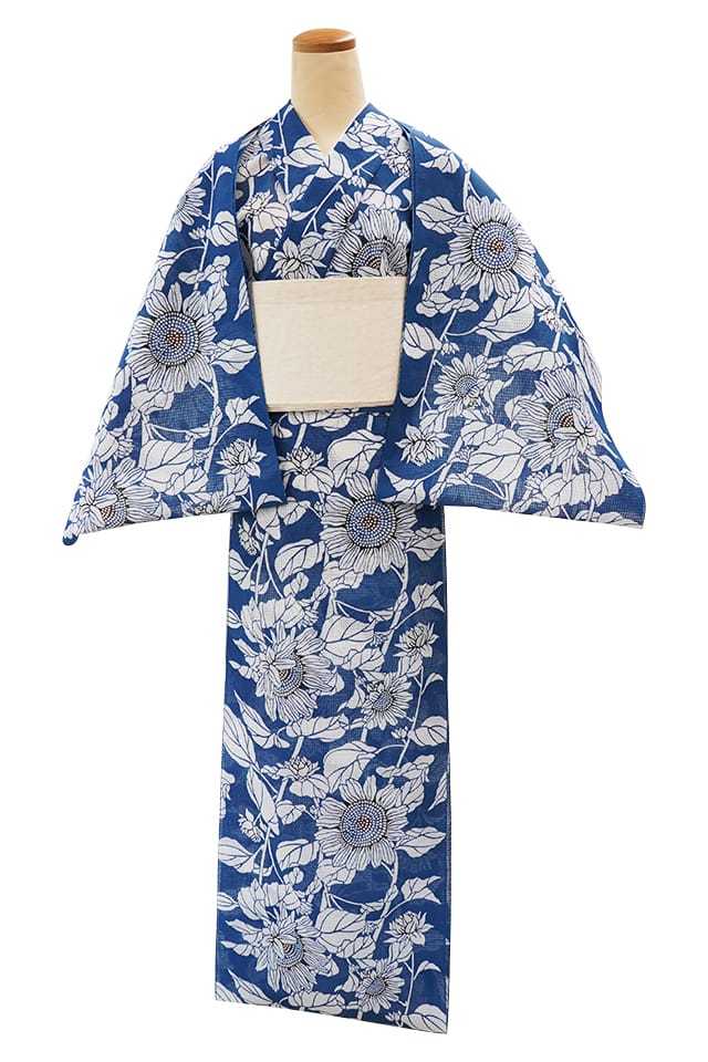 綿紅梅小紋　浴衣　夏着物 楽天市場】ゆかた＜紅梅小紋 綿紅梅＞高級浴衣 日本橋 竺仙鑑製