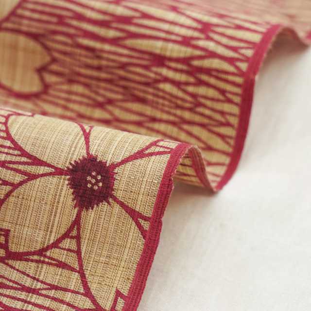 反物】女性 『松煙染小紋』 桜小紋 