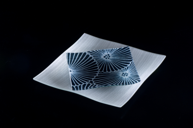 竺仙の器 漣17』万寿菊 紺