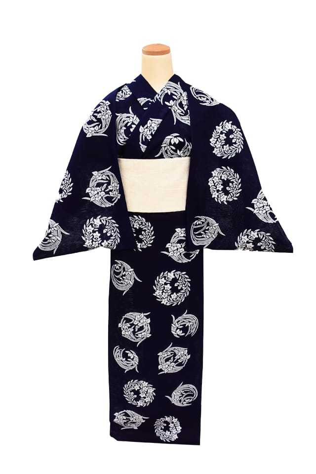 綿絽地染