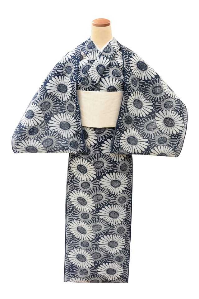 反物 女性 絹紅梅 マーガレット