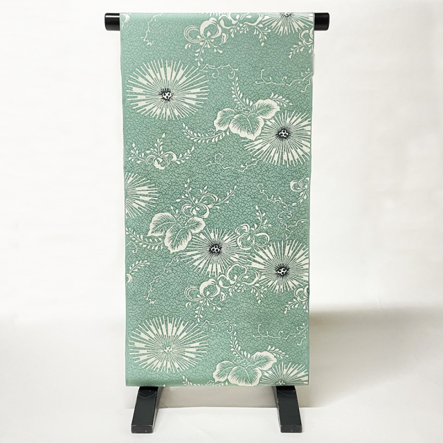 越後型・型絵染帯