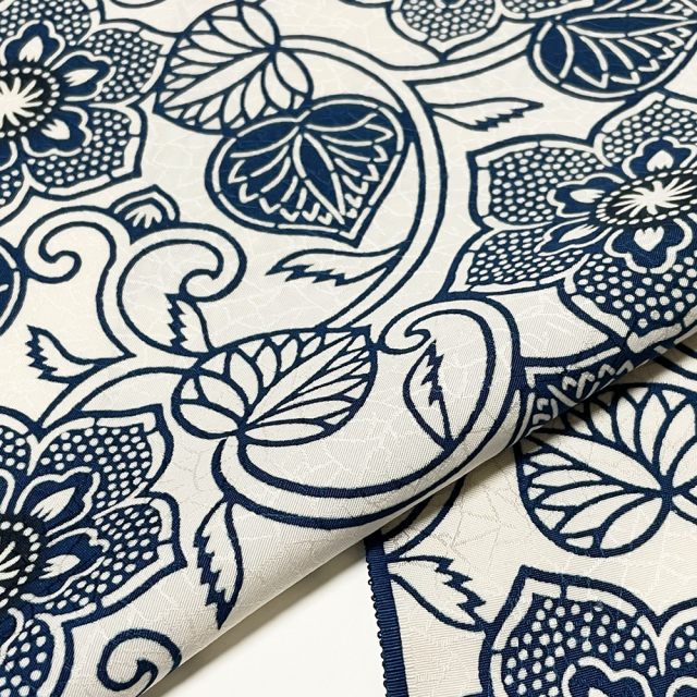 越後型・型絵染帯