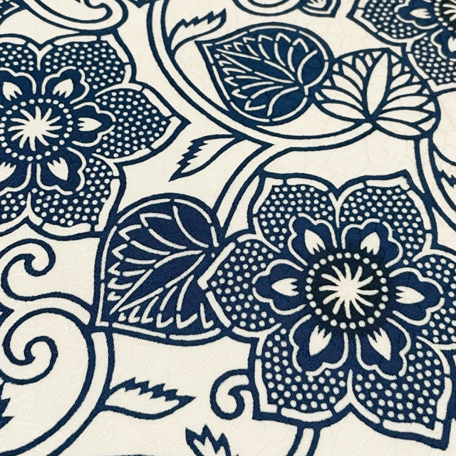 越後型・型絵染帯