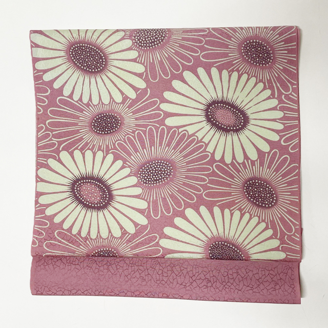 越後型・型絵染帯