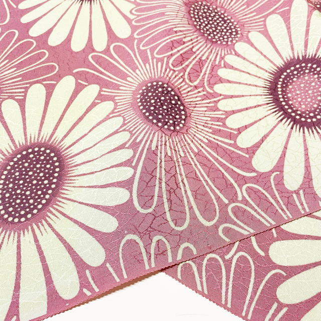 越後型・型絵染帯