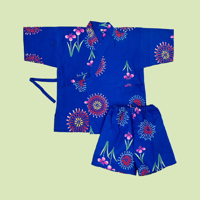 三勝　お子様　甚平 3号　ひょっとこ柄　荒井呉服店　キッズ cj-72821_7.jpg