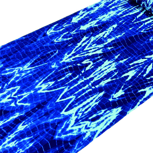 綱絞り染ゆかた 』青色