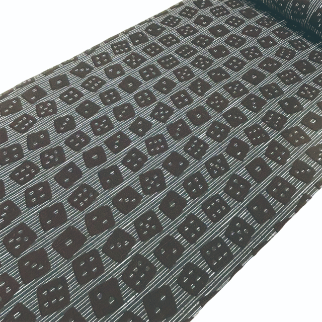 紬穗様　ご確認用 紬ゆかた キング』賽の目