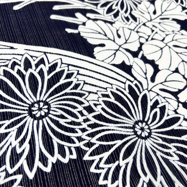 綿絽地染』束ね菊