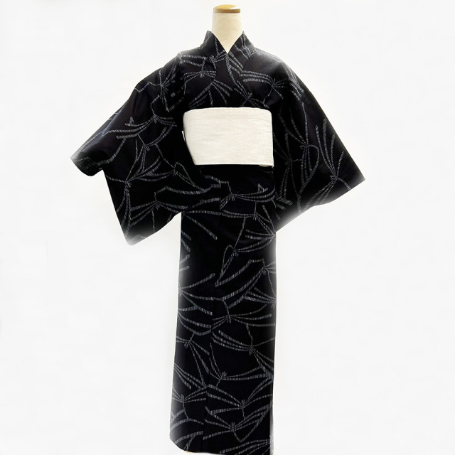 『アウトレットプレタ』紬ゆかたキング 松葉蜻蛉