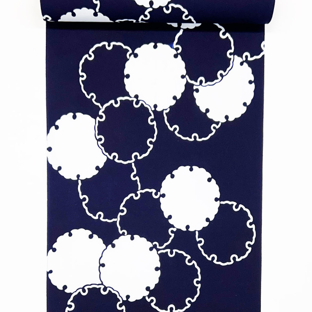 『コーマ地染』雪輪