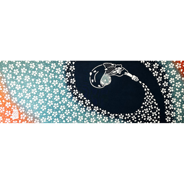 『手ぬぐい』花咲じいさん