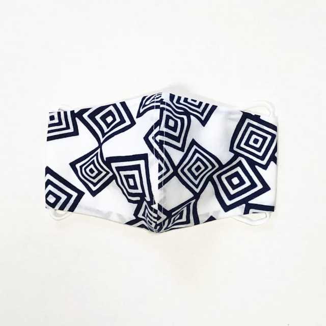 【竺仙マスク】 『コーマ生地』三枡散し