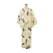 【浴衣プレタ】女性 『玉むし：綿芭蕉』金魚鉢 ＜Mサイズ＞