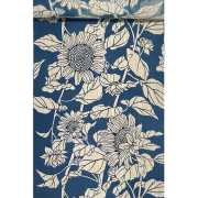 ★竺仙　小紋の着物　m4326 竺仙/ちくせん 奥州小紋（源氏香に丸菊）竺仙『着物・呉服えり新』