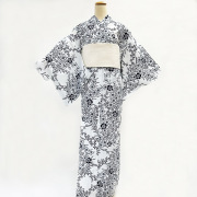 『アウトレットプレタ』コーマ白地 撫子・萩