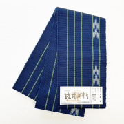 琉球かすり半幅帯
