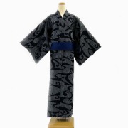 『アウトレットプレタ』 紬ゆかたキング　流水