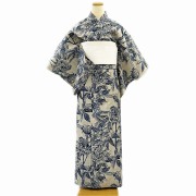 『アウトレットプレタ』奥州小紋　立てば芍薬