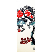 『手ぬぐい』猿蟹合戦