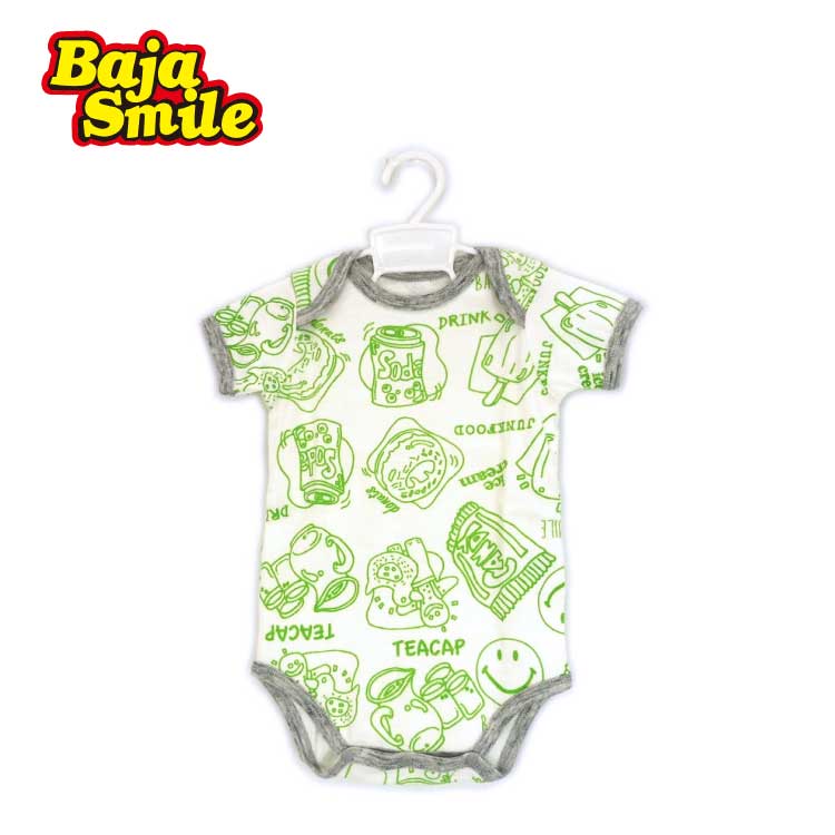 Ｂａｊａ Ｓｍｉｌｅ(バハスマイル)スイーツ柄ボディースーツ【メール便可能】