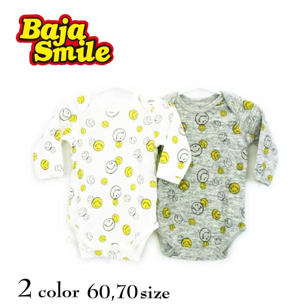 【20%OFFSALE】Ｂａｊａ Ｓｍｉｌｅ(バハスマイル)スマイル総柄ボディスーツ【メール便可能】