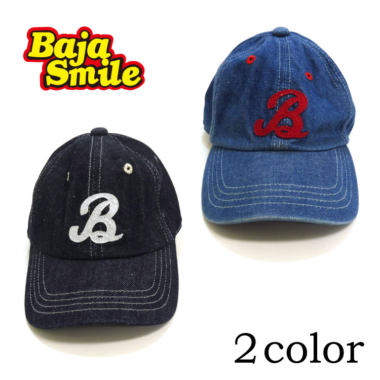 【2018夏物新作♪】Ｂａｊａ Ｓｍｉｌｅ(バハスマイル)ＤＥＮＩＭキャップ【メール便可能】