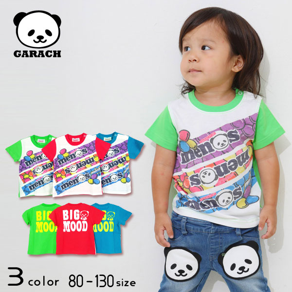 【20%OFFSALE】ＧＡＲＡＣＨ(ギャラッチ)キャンディーパンダ半袖Ｔシャツ【メール便送料無料】