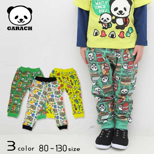【20％OFFSALE】ＧＡＲＡＣＨ(ギャラッチ)総柄パンダスウェットパンツ【メール便送料無料】