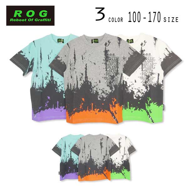 【20%OFFSALE】R.O.G Reboot(リブート)ロゴプリント半袖ビックＴシャツ【メール便送料無料】