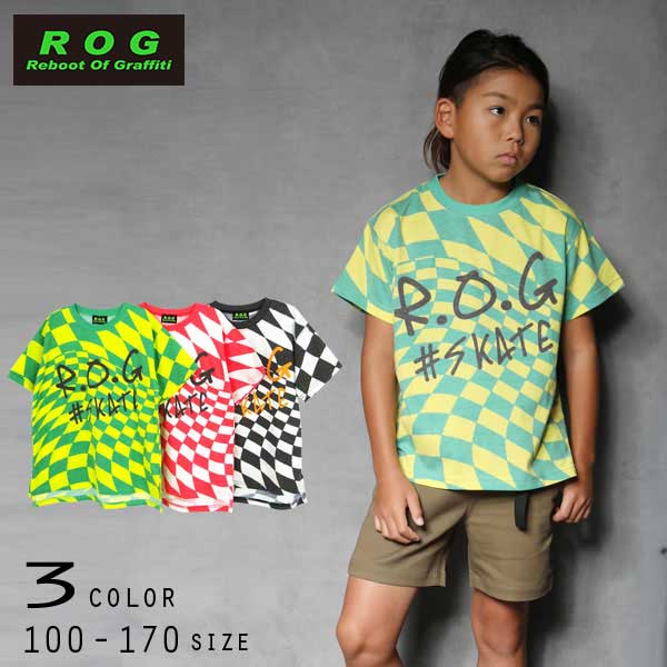 【20%OFFSALE】R.O.G Reboot(リブート)#SKATEロゴビック半袖Ｔシャツ【メール便送料無料】