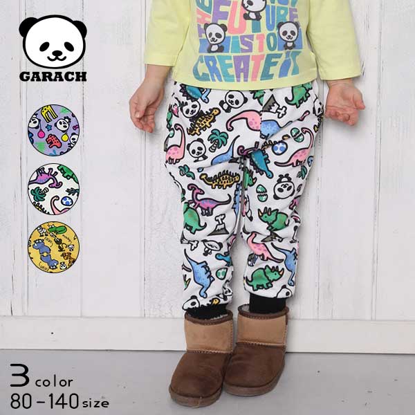 【30％OFFSALE】ＧＡＲＡＣＨ(ギャラッチ)総柄パンダスウェットパンツ【メール便送料無料】