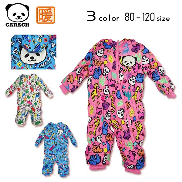 ＧＡＲＡＣＨ(ギャラッチ)パンダ＆総柄ジャンプスーツ【メール便不可】