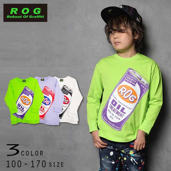 【30％OFFSALE】R.O.G Reboot(リブート)オイル缶プリントビックロングＴシャツ【メール便送料無料】
