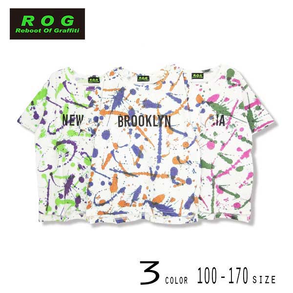 【20％OFFSALE】R.O.G Reboot(リブート)BROOKLYN プリントビック半袖Ｔシャツ【メール便送料無料】
