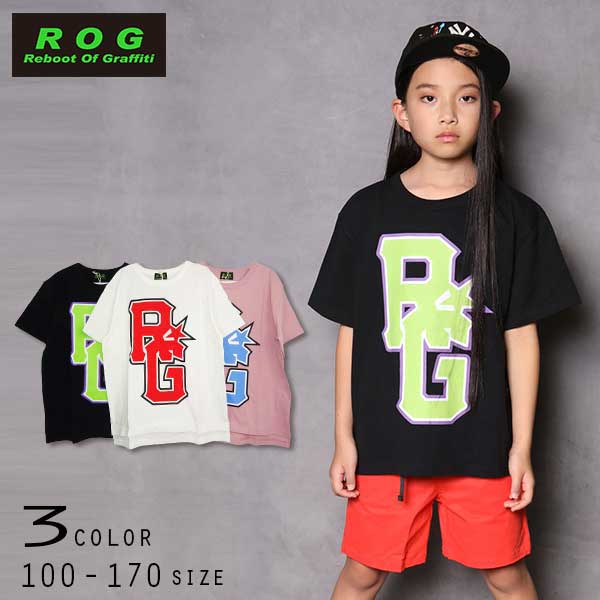 【20％OFFSALE】R.O.G Reboot(リブート)ロゴプリントビック半袖Ｔシャツ【メール便送料無料】