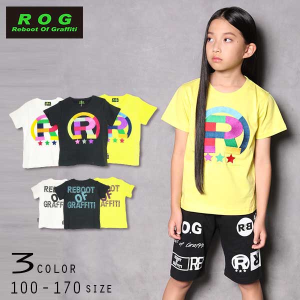 【20％OFFSALE】R.O.G Reboot(リブート)Ｒロゴ刺繍半袖Ｔシャツ【メール便送料無料】