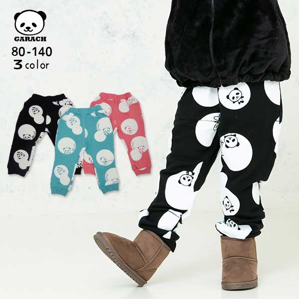ＧＡＲＡＣＨ(ギャラッチ)ドット柄パンダロングパンツ【メール便送料無料】