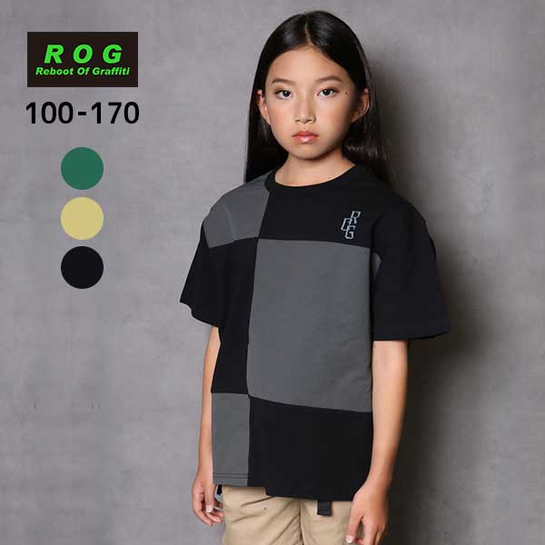 【20％OFFSALE】R.O.G(アールオージー)バイカラービック半袖Ｔシャツ【メール便可能】