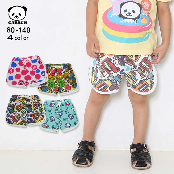 【SALE】【2025夏物新作】ＧＡＲＡＣＨ(ギャラッチ)パンダ総柄ショートパンツ【メール便送料無料】