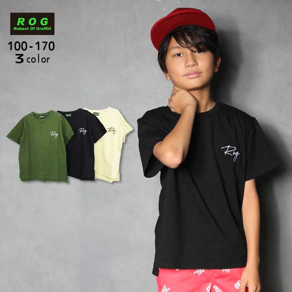 【SALE】【2025夏物新作】R.O.G(アールオージー)ROGロゴビック半袖Ｔシャツ【メール便送料無料】