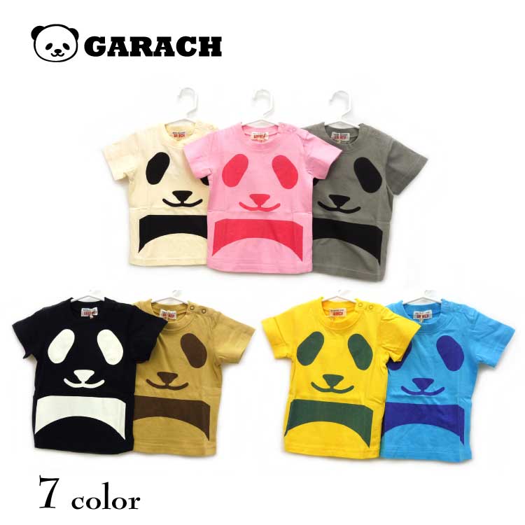 【夏物新作♪】ＧＡＲＡＣＨ(ギャラッチ)パンダ半袖Ｔシャツ【メール便可能】