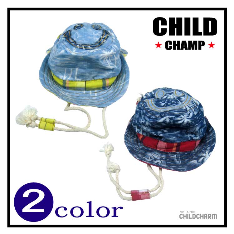 【30％OFFSALE】ＣＨＩＬＤ ＣＨＡＭＰ(チャイルドチャンプ)アロハ柄テンガロンハット 【メール便可能】