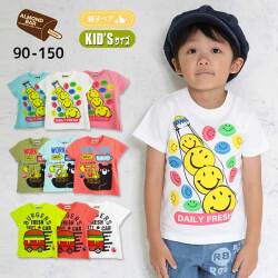 【2025夏物新作】ALMOND BAR(アーモンドバー)3柄プリント半袖Ｔシャツ【メール便送料無料】