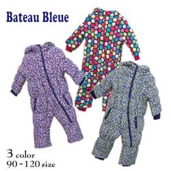【SALE！27％OFF!!】Bateau Bleue(バトーブルー)総柄ジャンプスーツ【メール便不可！！】