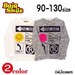 Ｂａｊａ Ｓｍｉｌｅ(バハスマイル)スマイル標識長袖Ｔシャツ【メール便可能】